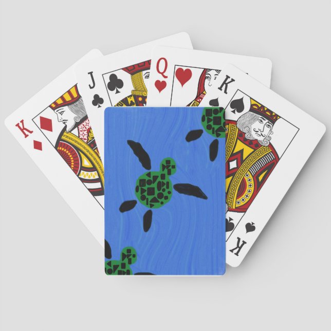 Jeu De Cartes Tortue de mer d'Hawaii Jouer aux cartes (dos)