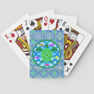 Jeu De Cartes Tortue de mer verte