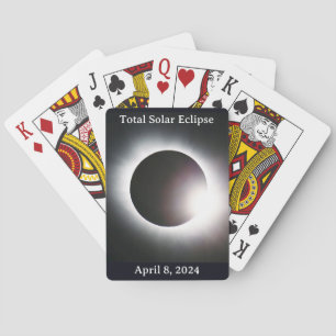 Jeu De Cartes Total éclipse solaire 2024 lune de soleil