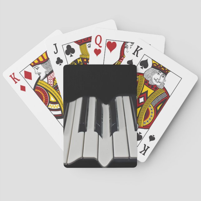 Jeu De Cartes Touches de piano déformées Jouer des cartes (dos)