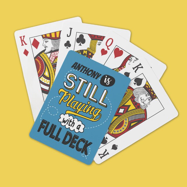 Jeu De Cartes Toujours jouer avec un pont complet amusant Person (Créateur téléchargé)