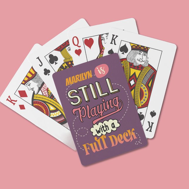 Jeu De Cartes Toujours jouer avec un pont complet amusant Person (Créateur téléchargé)
