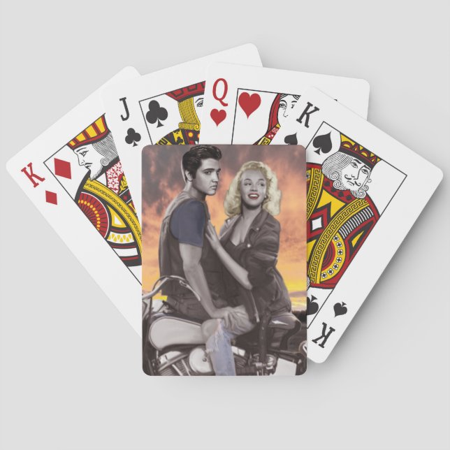 Jeu De Cartes Tour de coucher du soleil (dos)