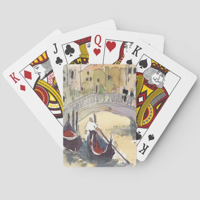 Jeu De Cartes Tour de gondole d'air des destinations | Venise (dos)