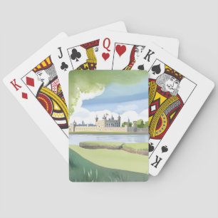 Jeu De Cartes Tour de Londres Paysage de l'aquarelle britanniq
