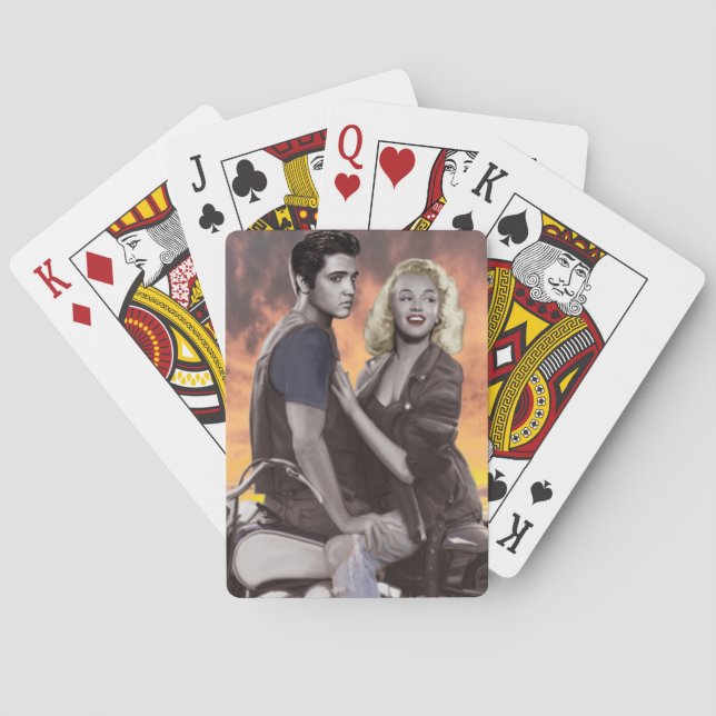 Jeu De Cartes Tour du coucher du soleil (dos)