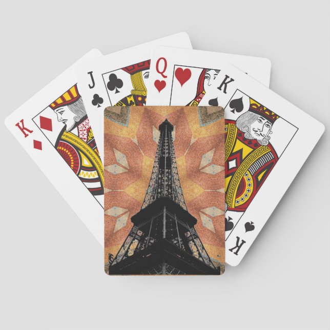 Jeu De Cartes Tour Eiffel Jouer aux cartes (dos)