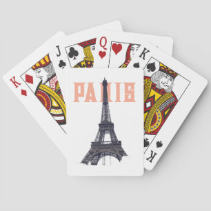 Jeu De Cartes Tour Eiffel vintage Paris Europe