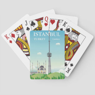 Jeu De Cartes Tour Istanbul, Turquie de Camlica