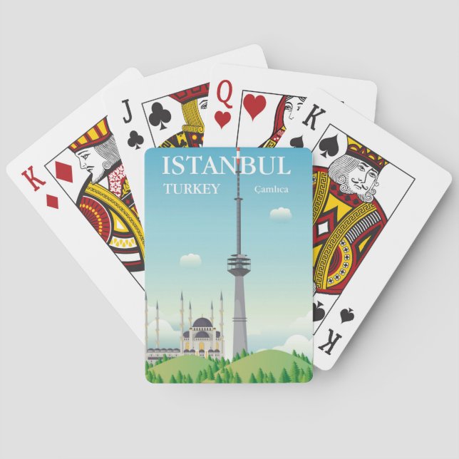 Jeu De Cartes Tour | Istanbul, Turquie de Camlica (dos)