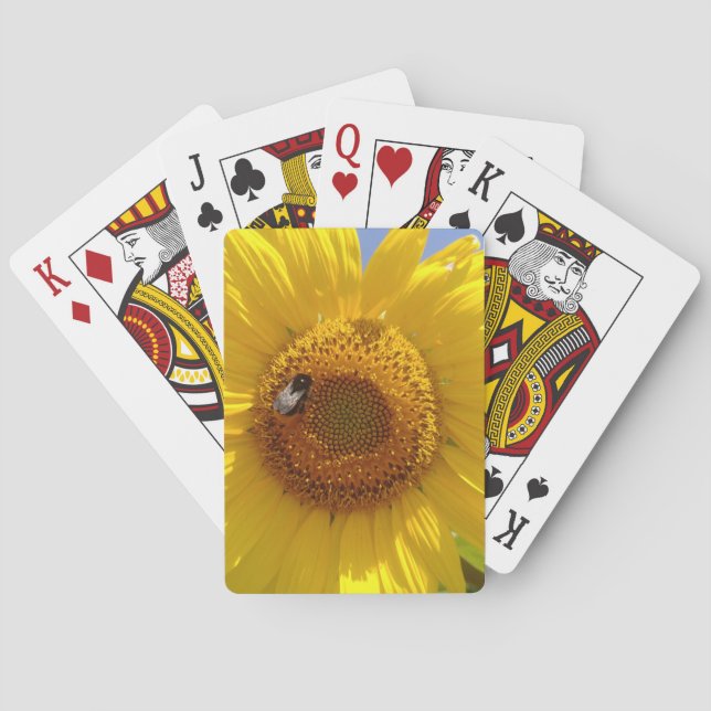 Jeu De Cartes Tournesol jaune (dos)