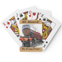 Tous à bord du Trump Train jouent aux cartes