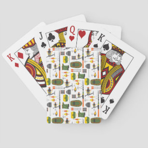 Jeu De Cartes Tous Les Éléments De Pêche Nécessaires