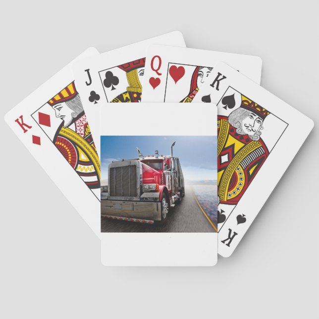 Jeu De Cartes Tous les Trucker américains (dos)
