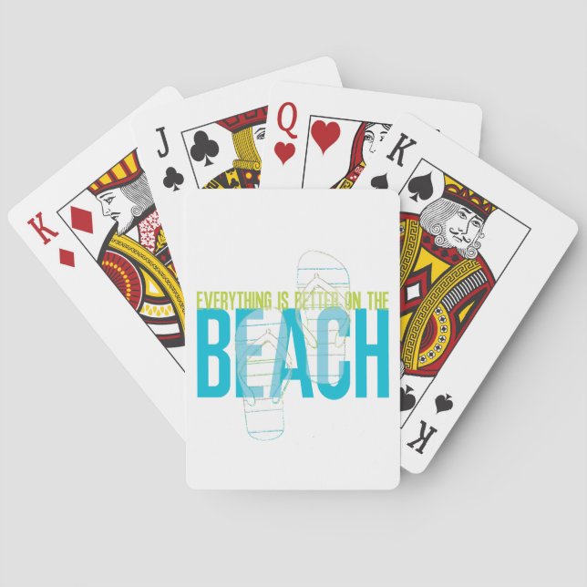 Jeu De Cartes Tout est mieux sur la plage (dos)