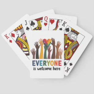 Jeu De Cartes Tout Le Monde Est Le Bienvenu Ici Enseignant Idaho