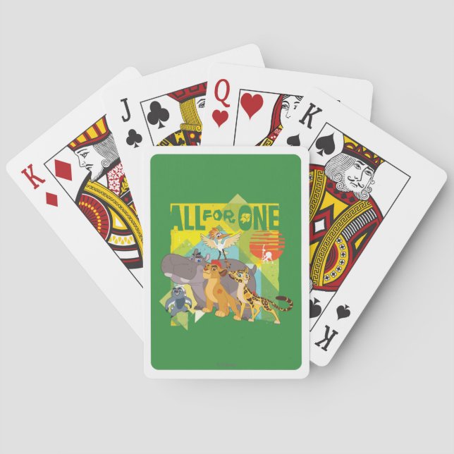 Jeu De Cartes Tout pour un Lion Guard Graphic (dos)
