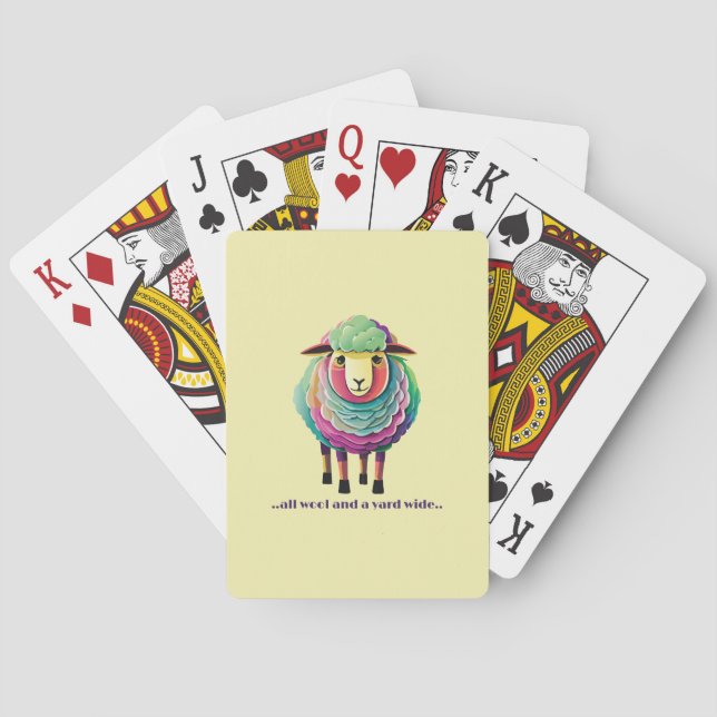 Jeu De Cartes Toute la laine et une largeur de triage (dos)