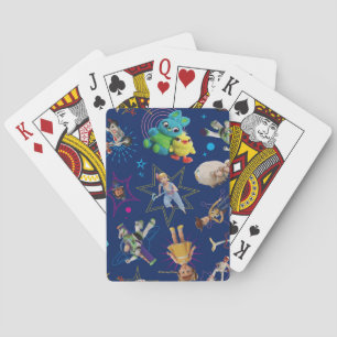 Jeu De Cartes Toy Story 4   Jouets Bleus Jouer Motif Cartes