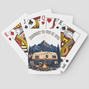 Jeu De Cartes Trailer de camping du 4 juillet Montagnes