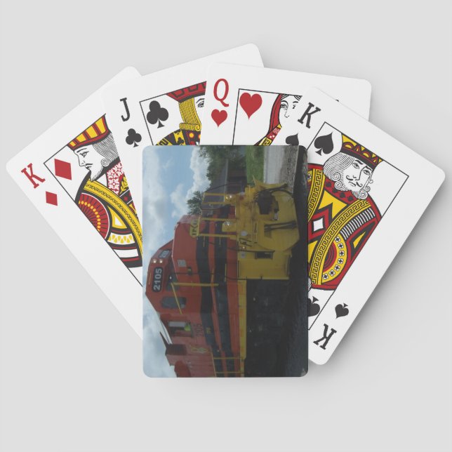 Jeu De Cartes Train (dos)