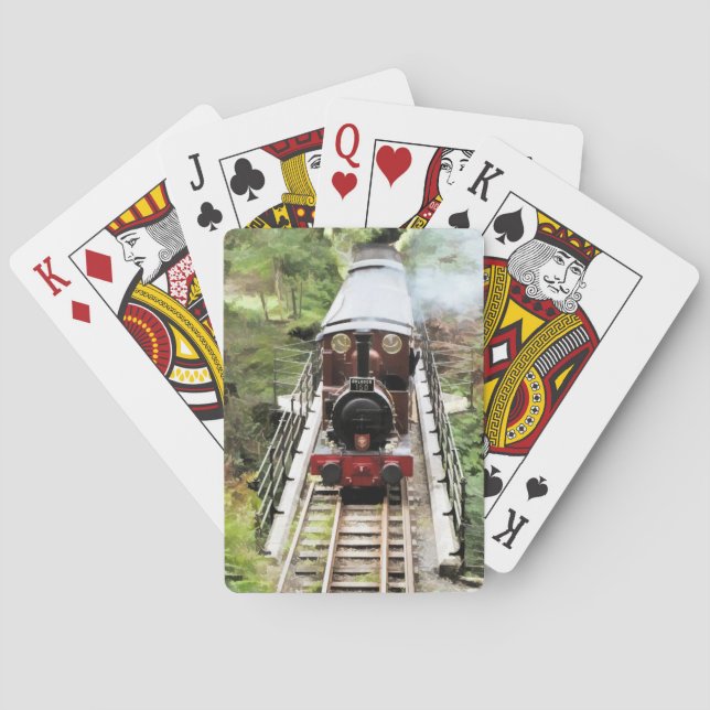 JEU DE CARTES TRAINS À VAPEUR (dos)