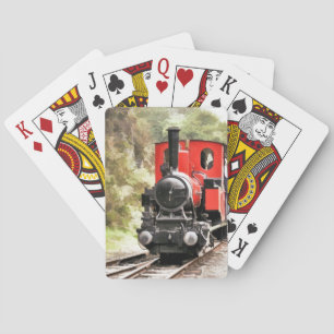 JEU DE CARTES TRAINS À VAPEUR CARTES DE JEU