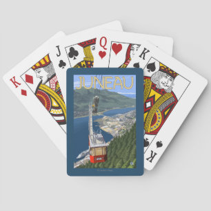 Jeu De Cartes Tram affiche de Vintage voyage au-dessus de
