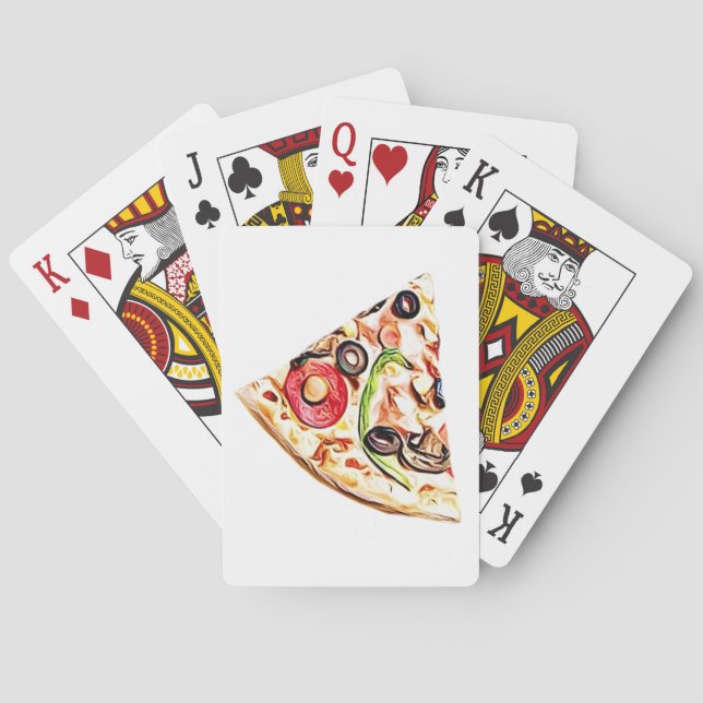 Jeu De Cartes Tranches de pizza (dos)