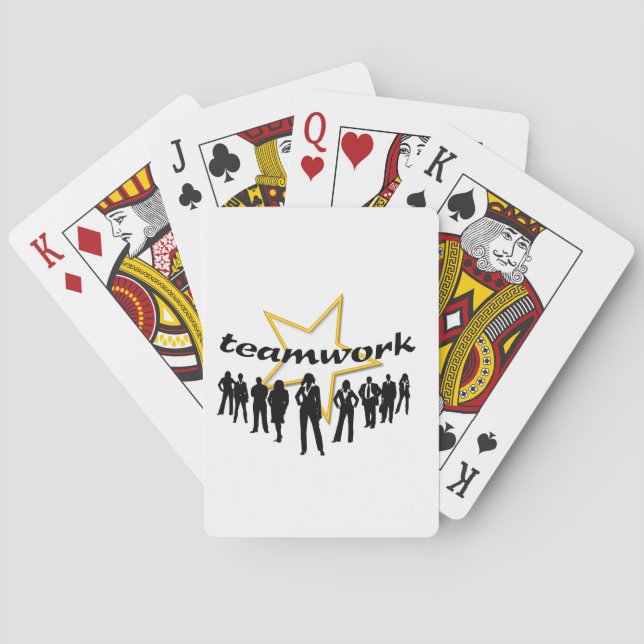 Jeu De Cartes Travail d'équipe (dos)
