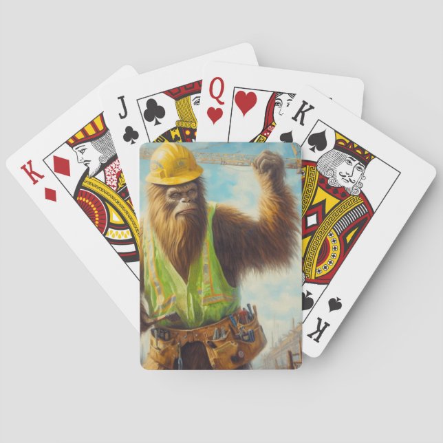 Jeu De Cartes Travailleur de construction Bigfoot (dos)