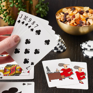 Jeu De Cartes Travailleuse du bureau femme