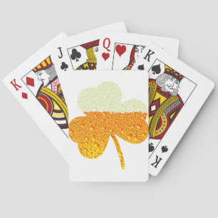 Jeu De Cartes trèfle de bière st patrick