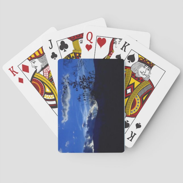 Jeu De Cartes Très cartes de jeu de Blue Ridge Mountains (dos)