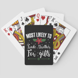 Jeu De Cartes Très Probable De Commerce Fraternité Pour Cadeaux 