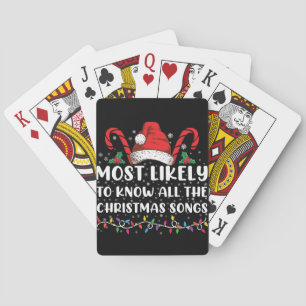 Jeu De Cartes Très Probable De Connaître Toutes Les Chansons De 