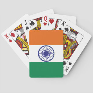 Jeu De Cartes Tricolore indien Tiranga