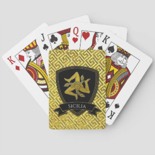 Jeu De Cartes Trinacria sicilien votre texte