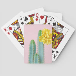 Jeu De Cartes Trio bleu de cactus