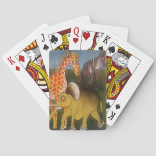 Jeu De Cartes Trio d'art africain