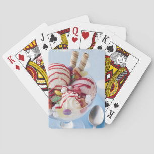 Jeu De Cartes Trio de crème glacée et de sundae doux