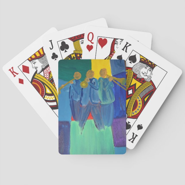 Jeu De Cartes Trio de jazz (dos)