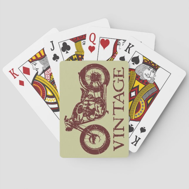 Jeu De Cartes Triomphe vintage (dos)