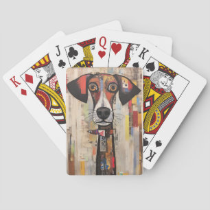 Jeu De Cartes Triste Mutt Gros Yeux Peint