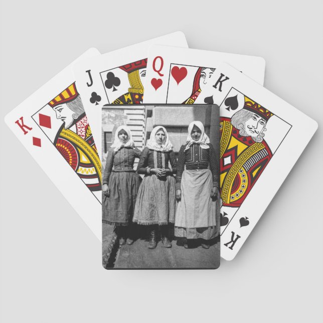 Jeu De Cartes Trois femmes immigrées slovaques (dos)