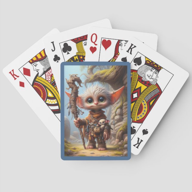 Jeu De Cartes Troll Elf Playing Cards style 1 (dos)