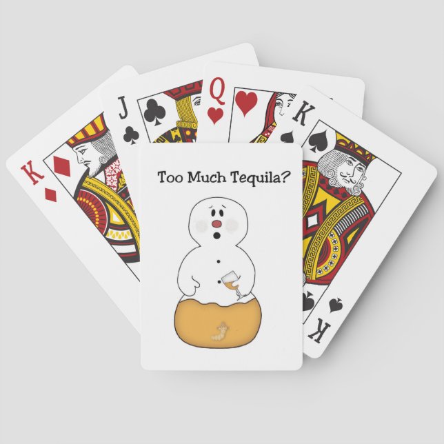 Jeu De Cartes Trop De Cartes De Jeu Tequila (dos)