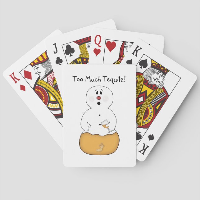 Jeu De Cartes Trop De Cartes De Jeu Tequila (dos)
