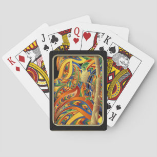 Jeu De Cartes Trouvez l'oiseau Abstrait Art Playing Cards