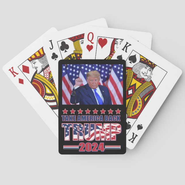Jeu De Cartes Trump 2020 fait revenir l'Amérique (dos)